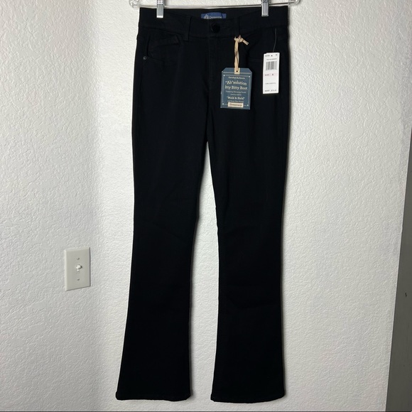 Democracy Black Ab Solution Itty Bitty Boot Jeans - Picture 11 of 12